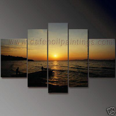 Dafen Oil Painting on canvas seascape painting -set607